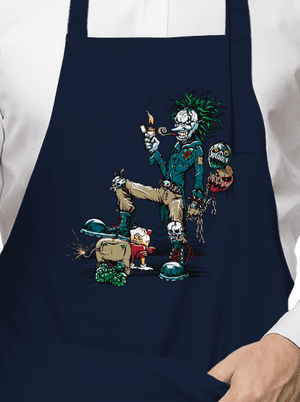 Evil Clown zástera Navy