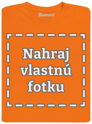 Vlastná fotka pánske tričko Orange