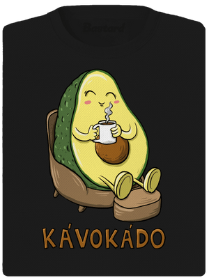 Kávokádo dámske športové tričko Black