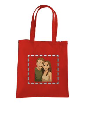 Ghibli efekt z vlastnej fotky taška Bright Red
