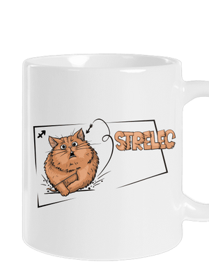 Mačací horoskop: Strelec klasický hrnček White