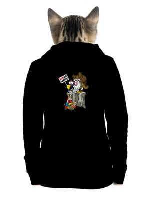 dámska mikina na zips