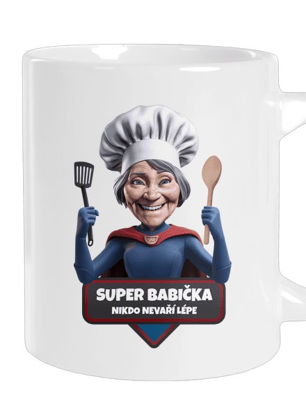 Super babička veľký hrnček White