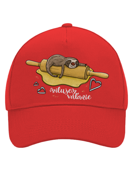 Milujem váľanie šiltovka baseballka Classic Red