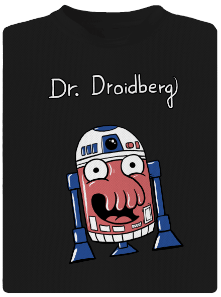 Dr. Droidberg pánske športové tričko Black