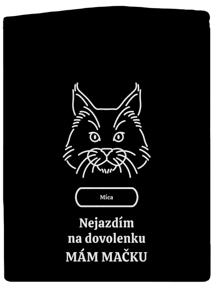 Nemôžem, mám mačku dámska mikina na zips Black