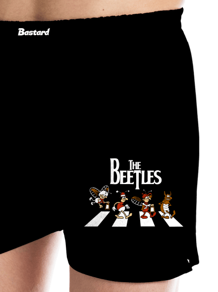 Beatles pánske trenky Black
