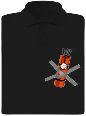 Dynamit pánska polokošeľa Black