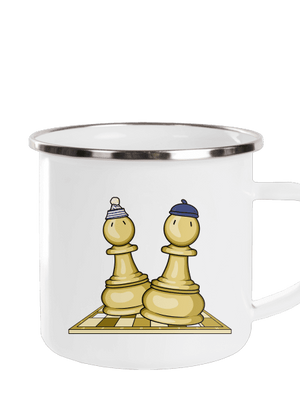 Šach a Mat plecháčik White