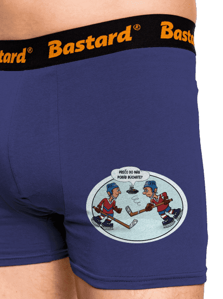 Hokejisti a UFO boxerky Blue Navy