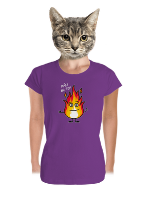 Páli mi to dámske tričko prémium Purple
