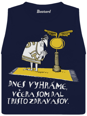 Dnes vyhráme dámske tielko voľné Navy