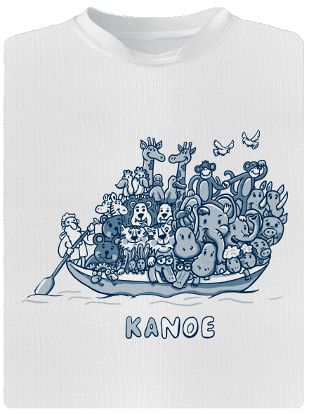 Noemova archa detské športové tričko White