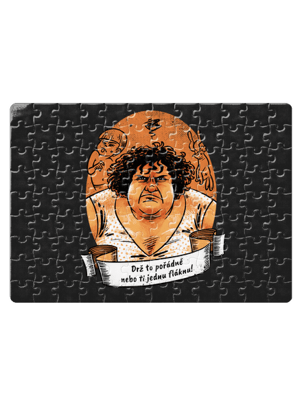 B14: Slunce seno jahody puzzle White