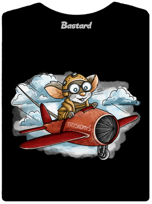 Tryskomyš dámske tričko prémium Black