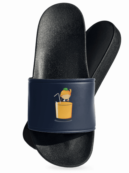 Opitý pomaranč šľapky Navy