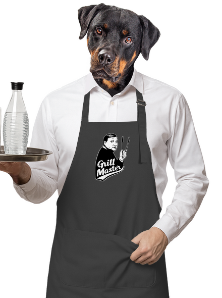 Grill master zástera Dark Grey