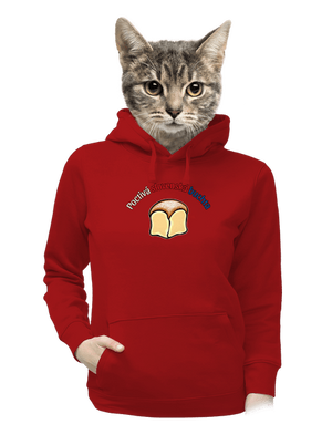 Poctivá buchta a klobása dámska mikina klokanka Red Mal