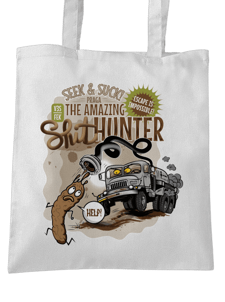 Shithunter taška White