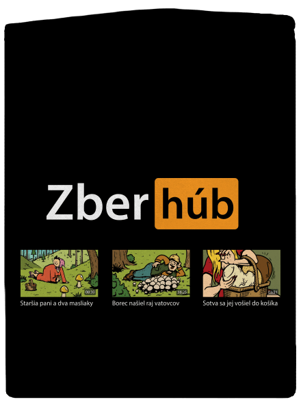 Zber húb dámska mikina na zips Black