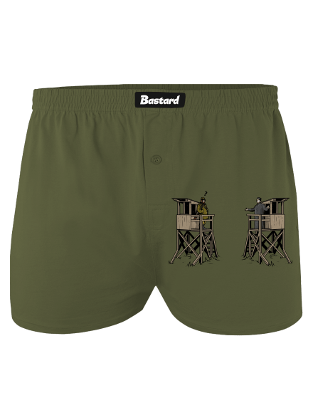 Poľovník a kazateľnica pánske trenky Khaki