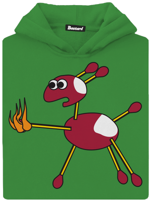 Gaštany detská mikina klokanka Kelly Green AWD