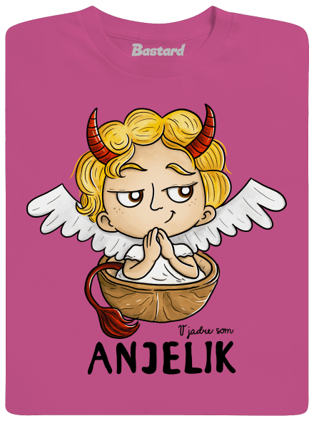 Anjelik detské tričko Fuchsia