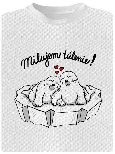 Milujem túlenie detské športové tričko White