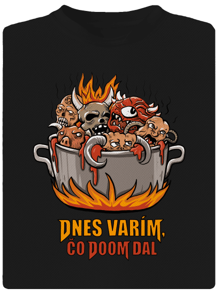 Čo Doom dal detské športové tričko Black