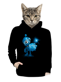 dámska mikina klokanka