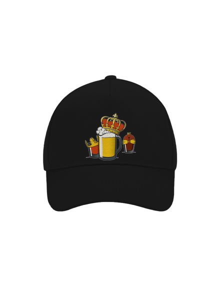 Traja králi šiltovka baseballka Black