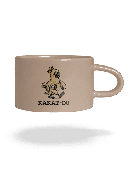 Kakat-du hrnček makronka Brown Macaron