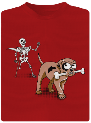 Kostlivec pánske športové tričko Red Mal