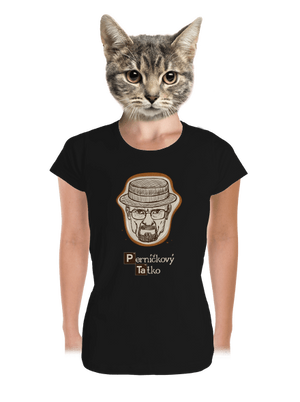 Perníčkový tatko a Perníček dámske tričko prémium Black
