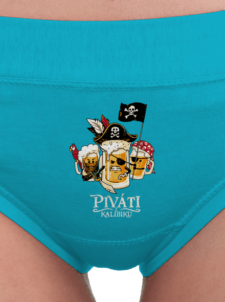 Piváti z Karibiku dámske nohavičky Turquoise