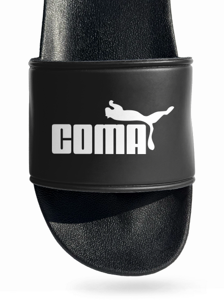 Coma šľapky Black