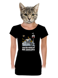 dámske tričko s lemom