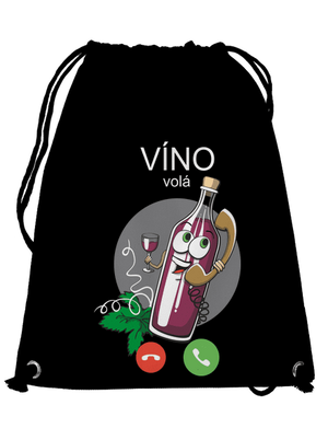 Červené víno volá vak Black