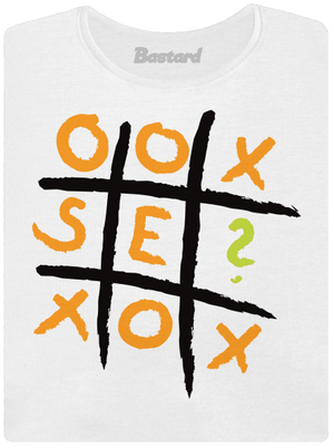 Piškvorky dámske tričko White