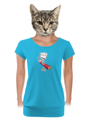 dámske tričko s lemom