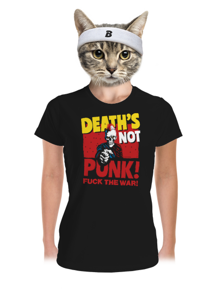 Death's not punk dámske športové tričko Black
