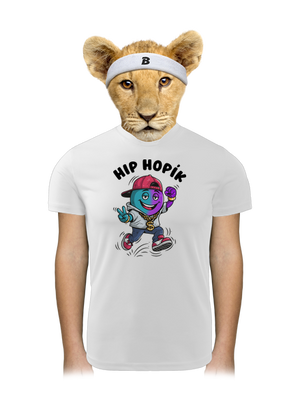 Hip Hopík detské športové tričko White
