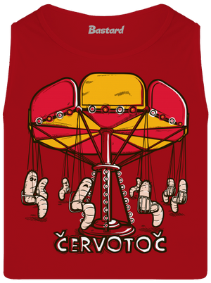 Červotoč pánske tielko Red