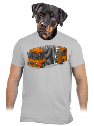 Harmonika pánske tričko Pacific Grey