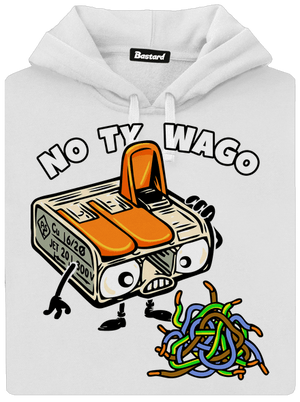 Wago svorka dámska mikina klokanka White