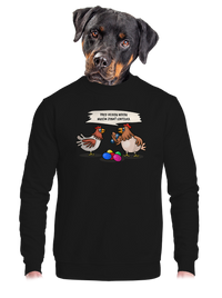 unisex mikina bez kapucne