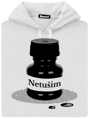 Netušim dámska mikina klokanka White