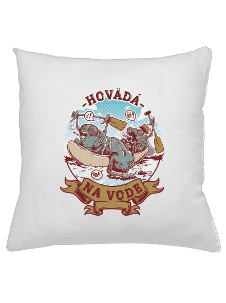Hovädá na vode vankúš White
