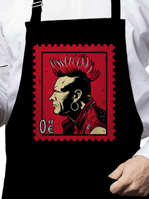 Známka punku zástera Black