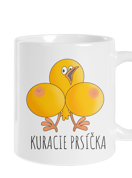 Kuracie prsíčka klasický hrnček White